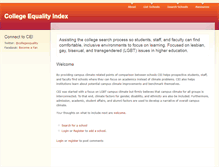Tablet Screenshot of collegeequalityindex.org